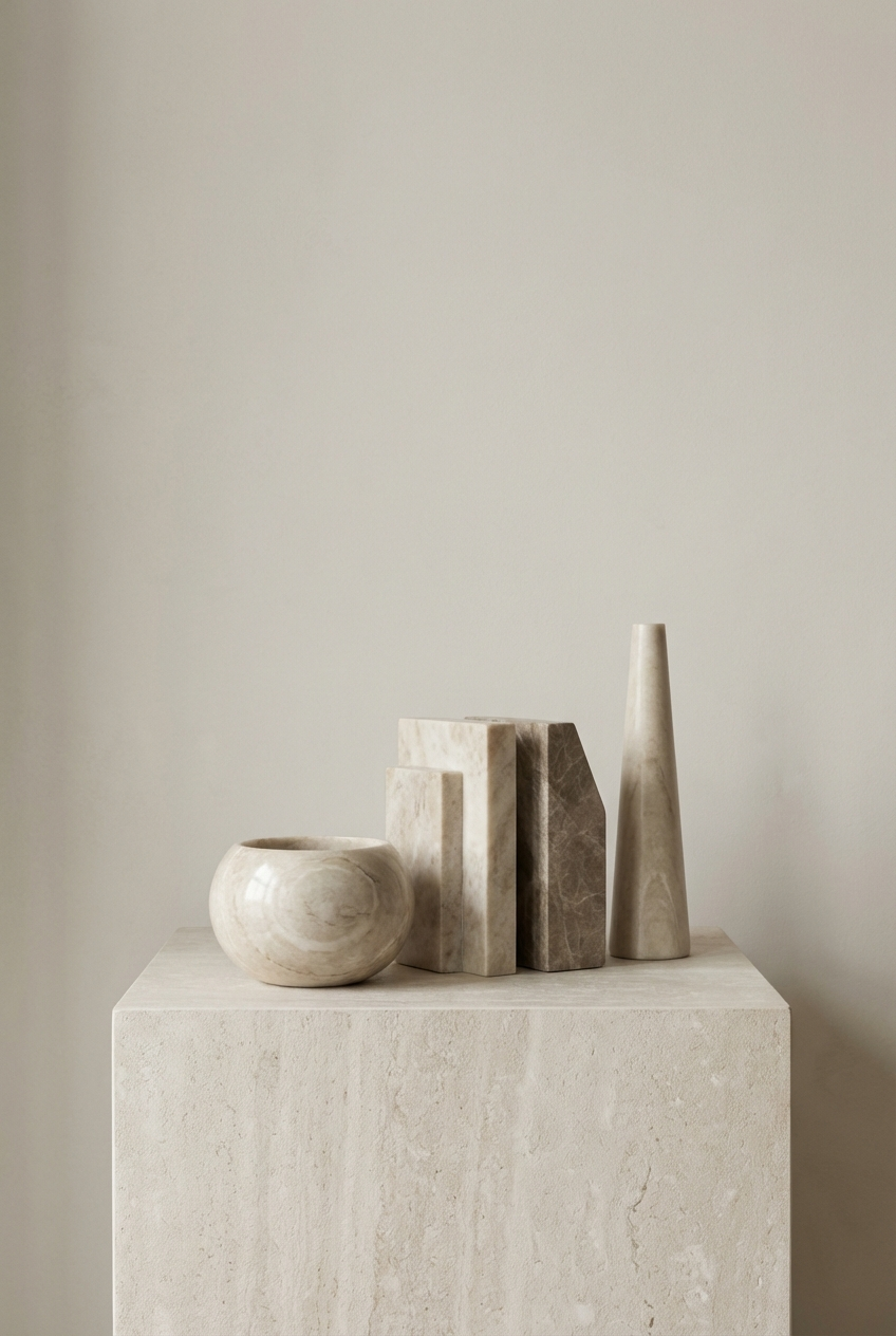 Natural stone objects