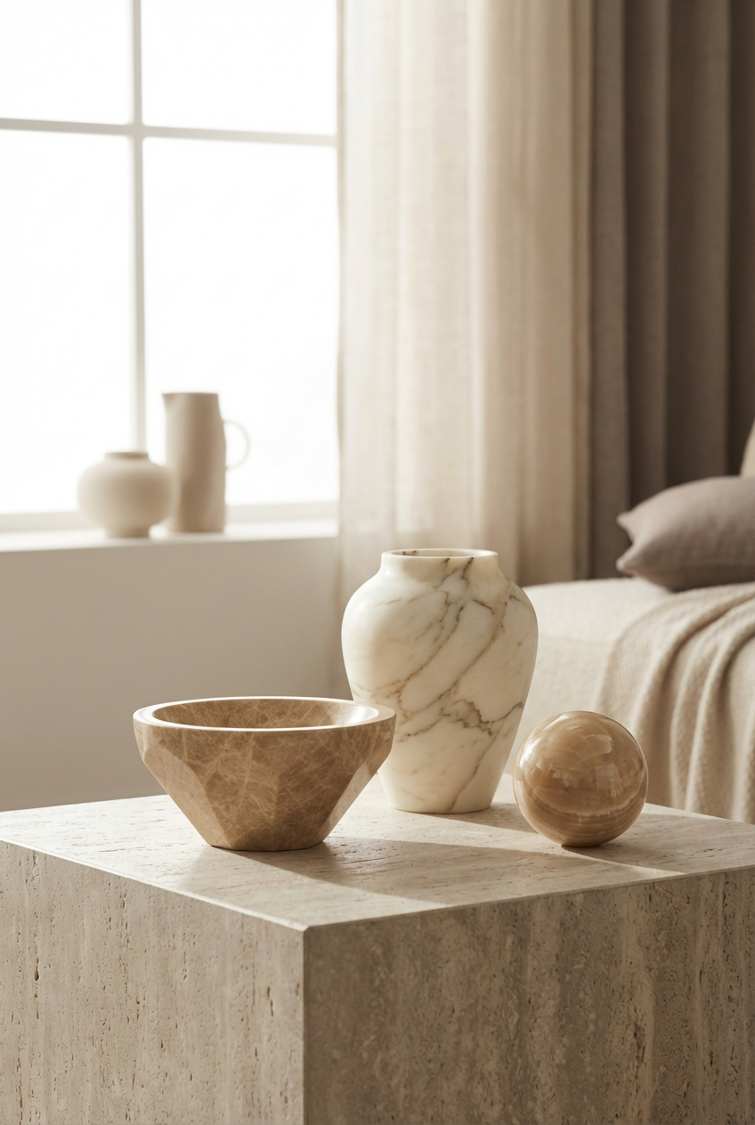 Natural stone objects
